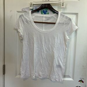 Banana Republic White Short Sleeve Tee